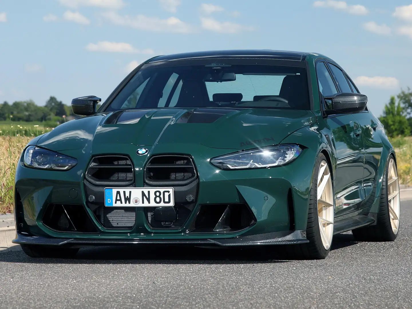 BMW M3 3er Competition M xDrive Verde - 1
