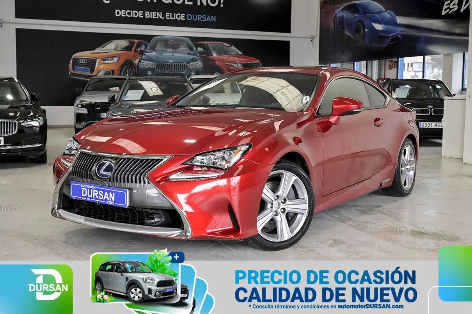 Lexus RC 300h 2.5  Executive Rojo - 1