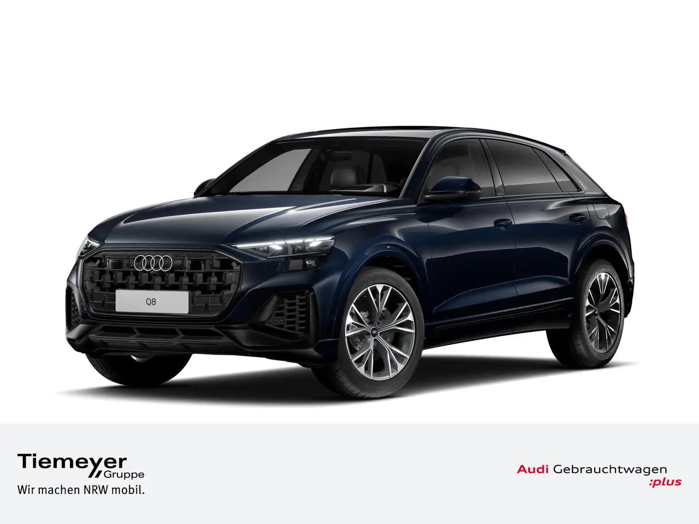 Audi Q8 55 TFSIe Q S LINE PANO LEDER LM21 AHK Blau - 1
