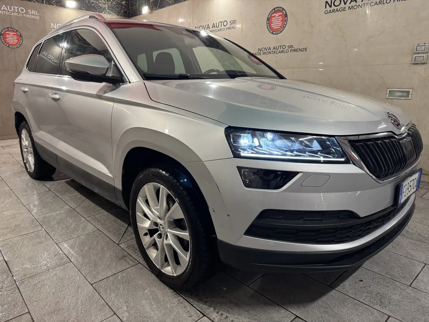 Skoda Karoq Karoq 1.5 tsi S-Tech dsg TAGLIANDI CERTIFICATI Argento - 2
