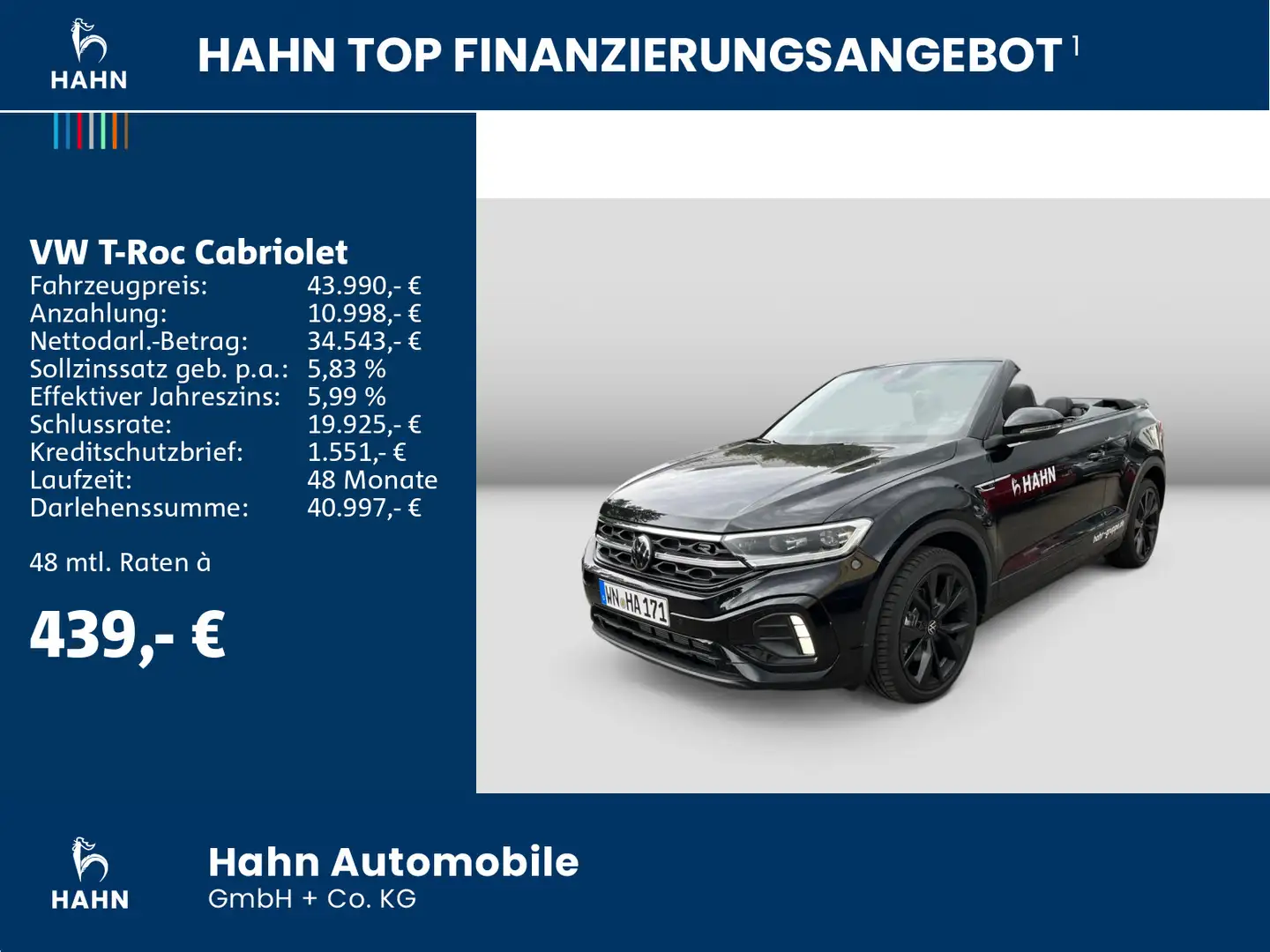 Volkswagen T-Roc R-Line 1.5TSI 150 PS 7-Gang-DSG Noir - 2