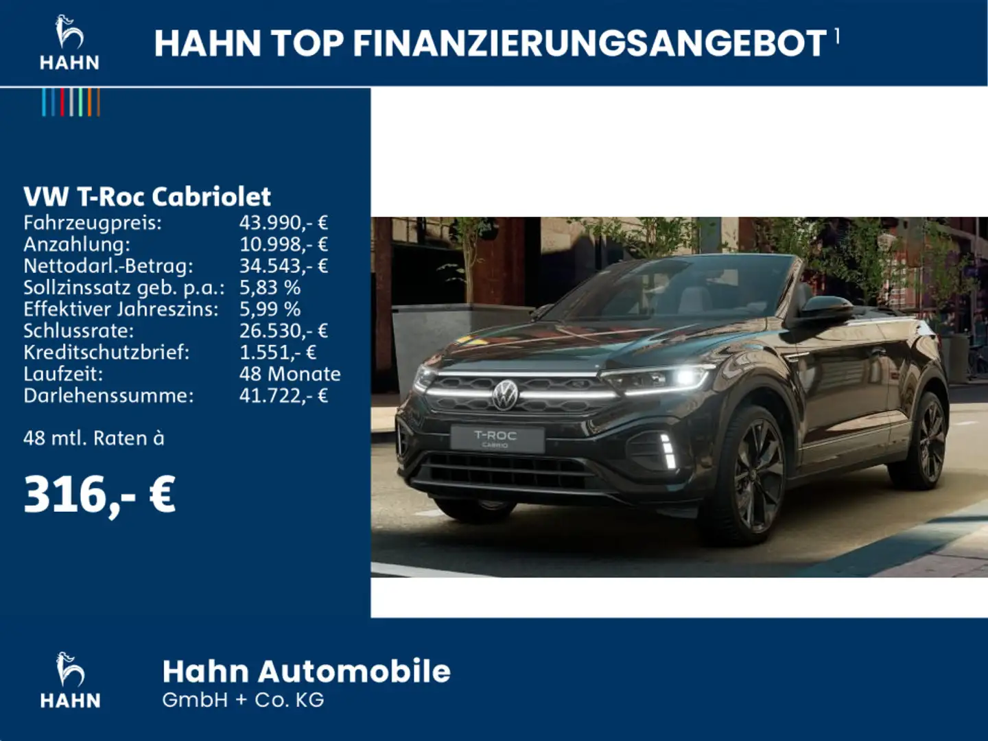 Volkswagen T-Roc R-Line 1.5TSI 150 PS 7-Gang-DSG Schwarz - 2