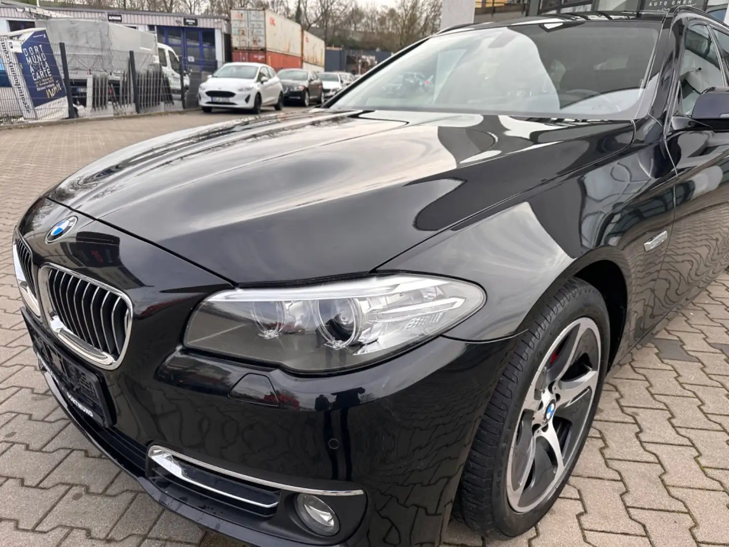 BMW 520 d Luxury * Voll Leder * Navi * TÜV Neu Schwarz - 2