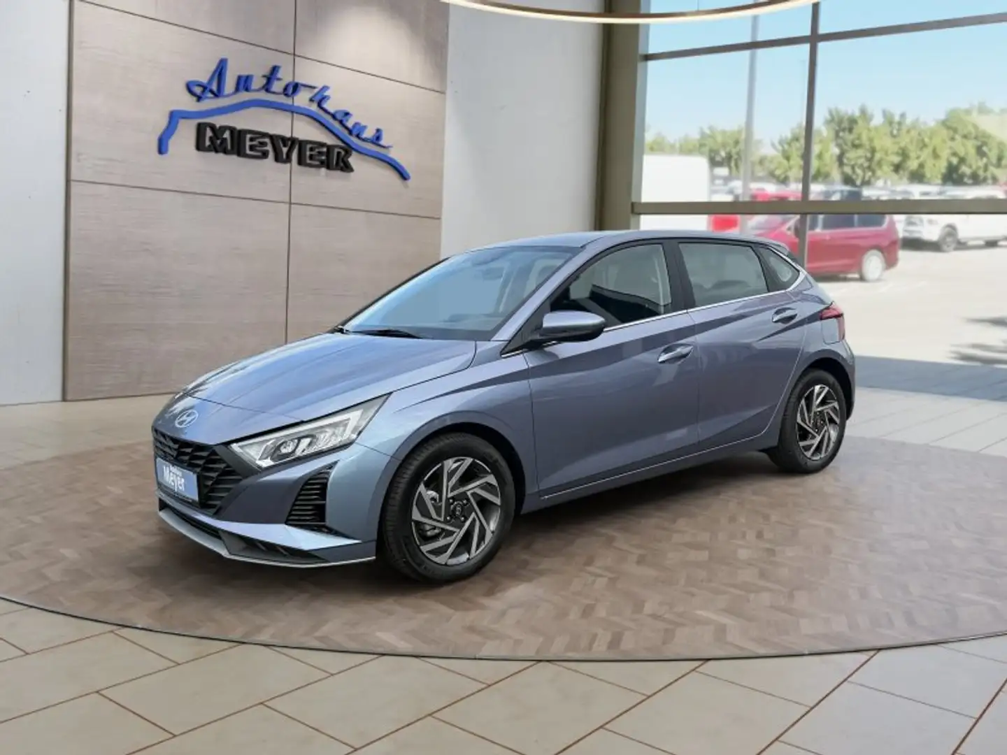 Hyundai i20 1,2 79PS Voll-LED/Navi/Kamera/Klimaaut. Albastru - 1