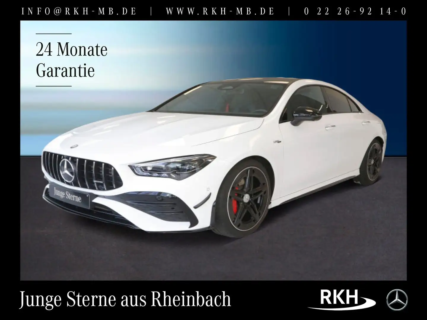 Mercedes-Benz CLA 35 AMG AMG CLA 35 4M Coupé Night/Pano/Distr/360°/Aerody White - 1