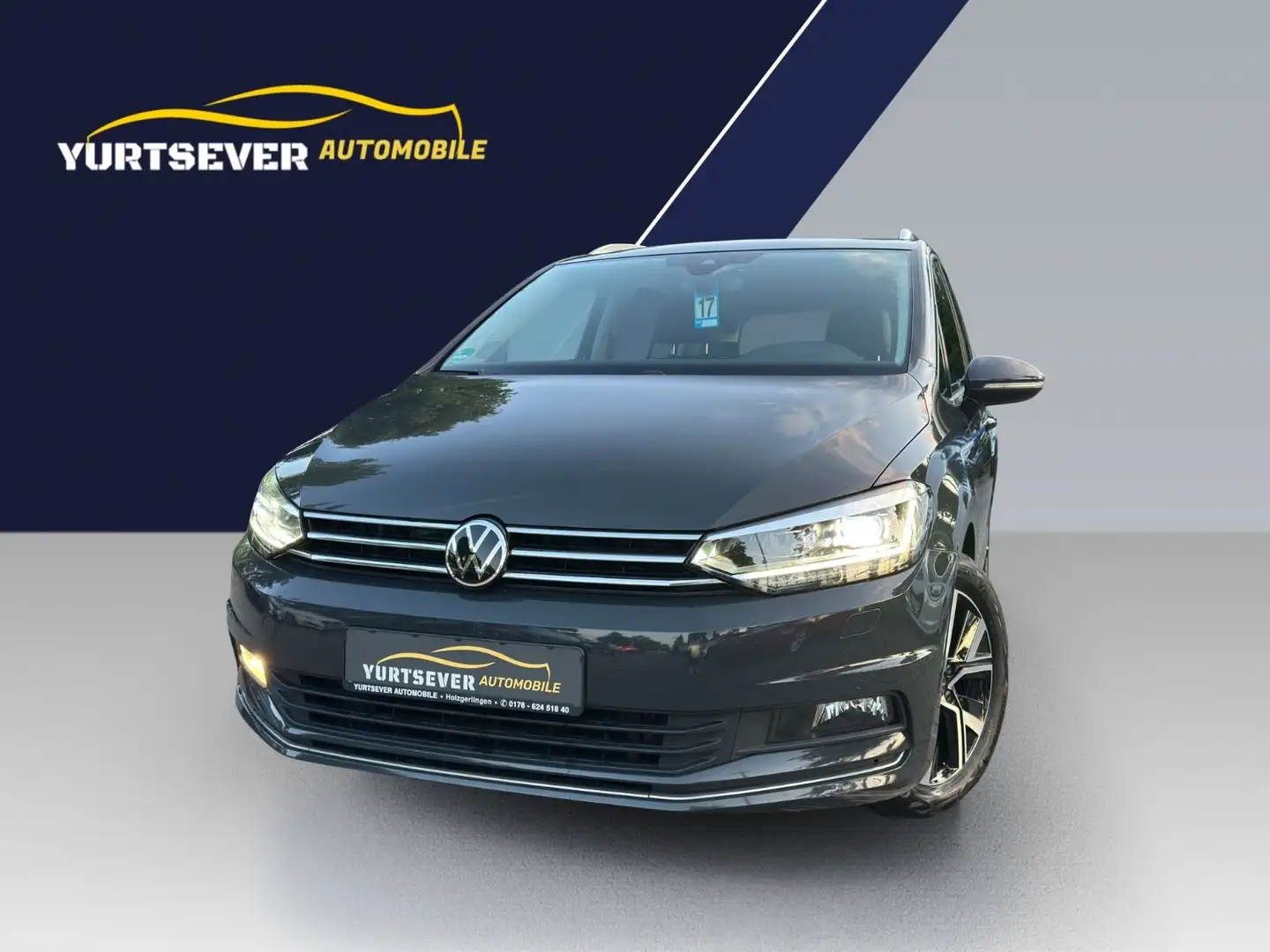 Volkswagen Touran Highline*7-SITZER*VIRTUAL*ACC*KAMERA*AHK* Grau - 1