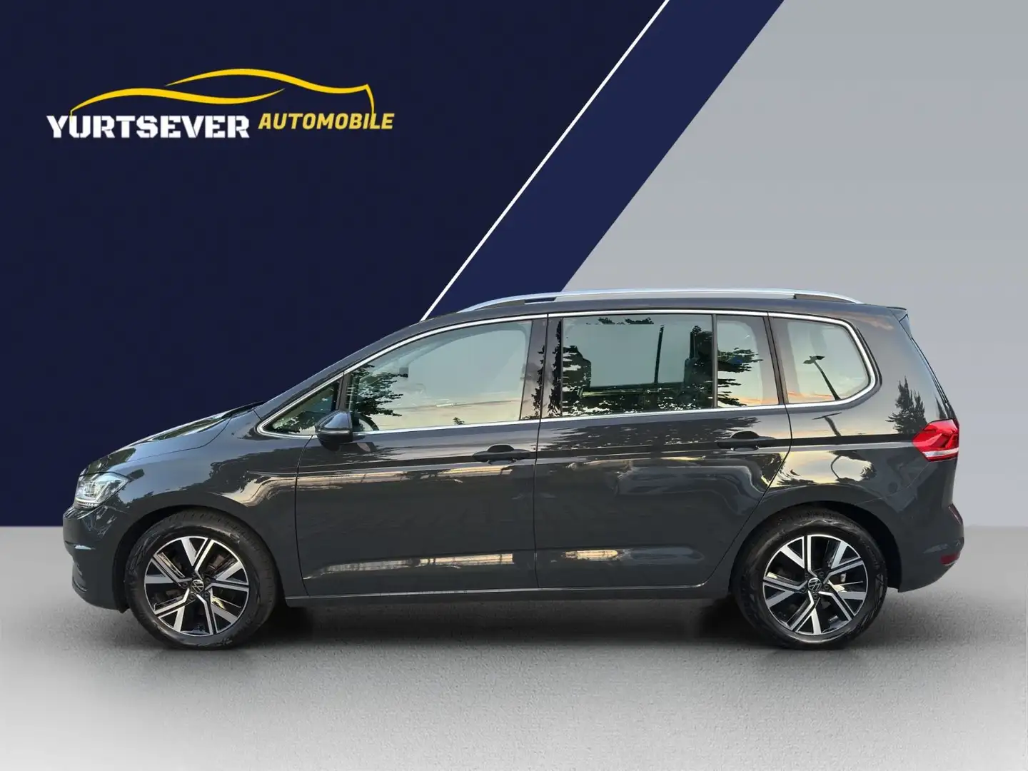 Volkswagen Touran Highline*7-SITZER*VIRTUAL*ACC*KAMERA*AHK* Grau - 2