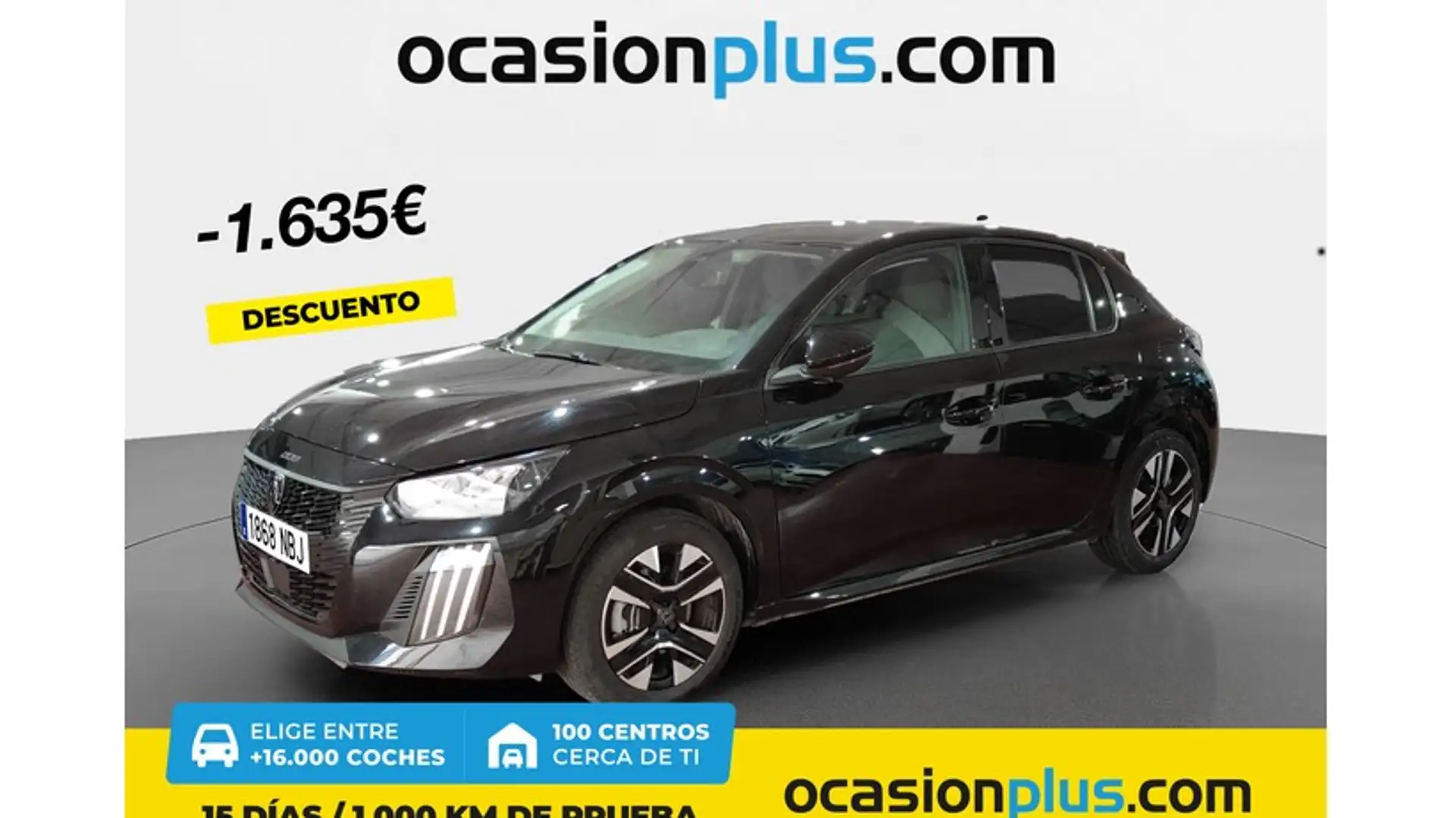 Peugeot 208 1.2 Puretech S&S Allure 100 Noir - 1