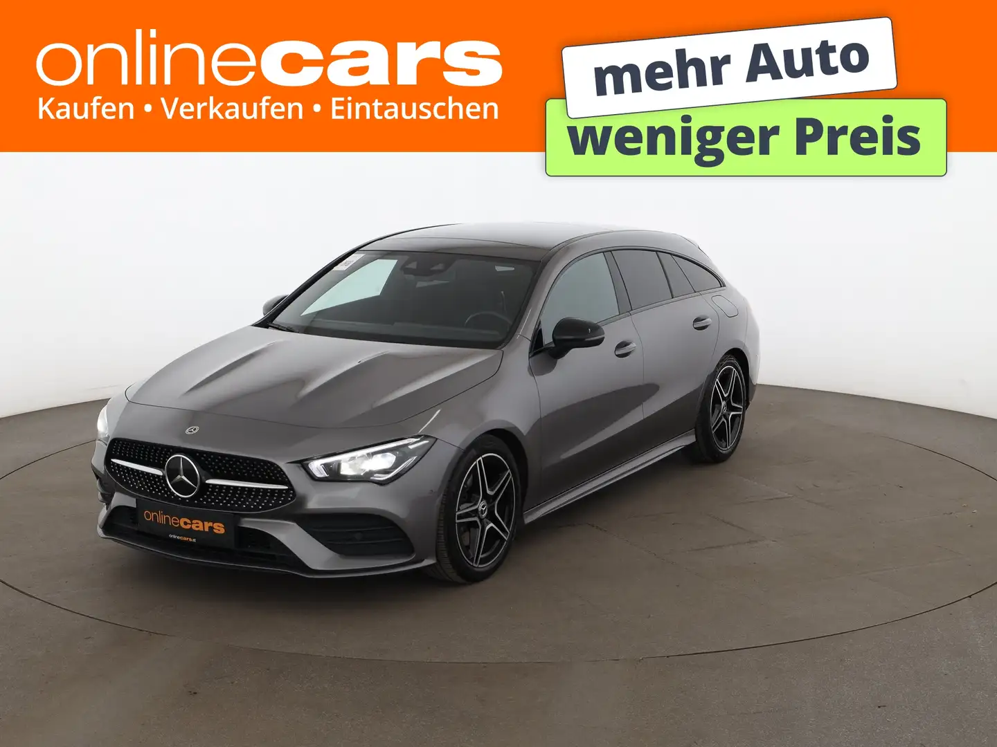 Mercedes-Benz CLA 200 d SB AMG Line Aut LED SKY RADAR LEDER NAV Grau - 1