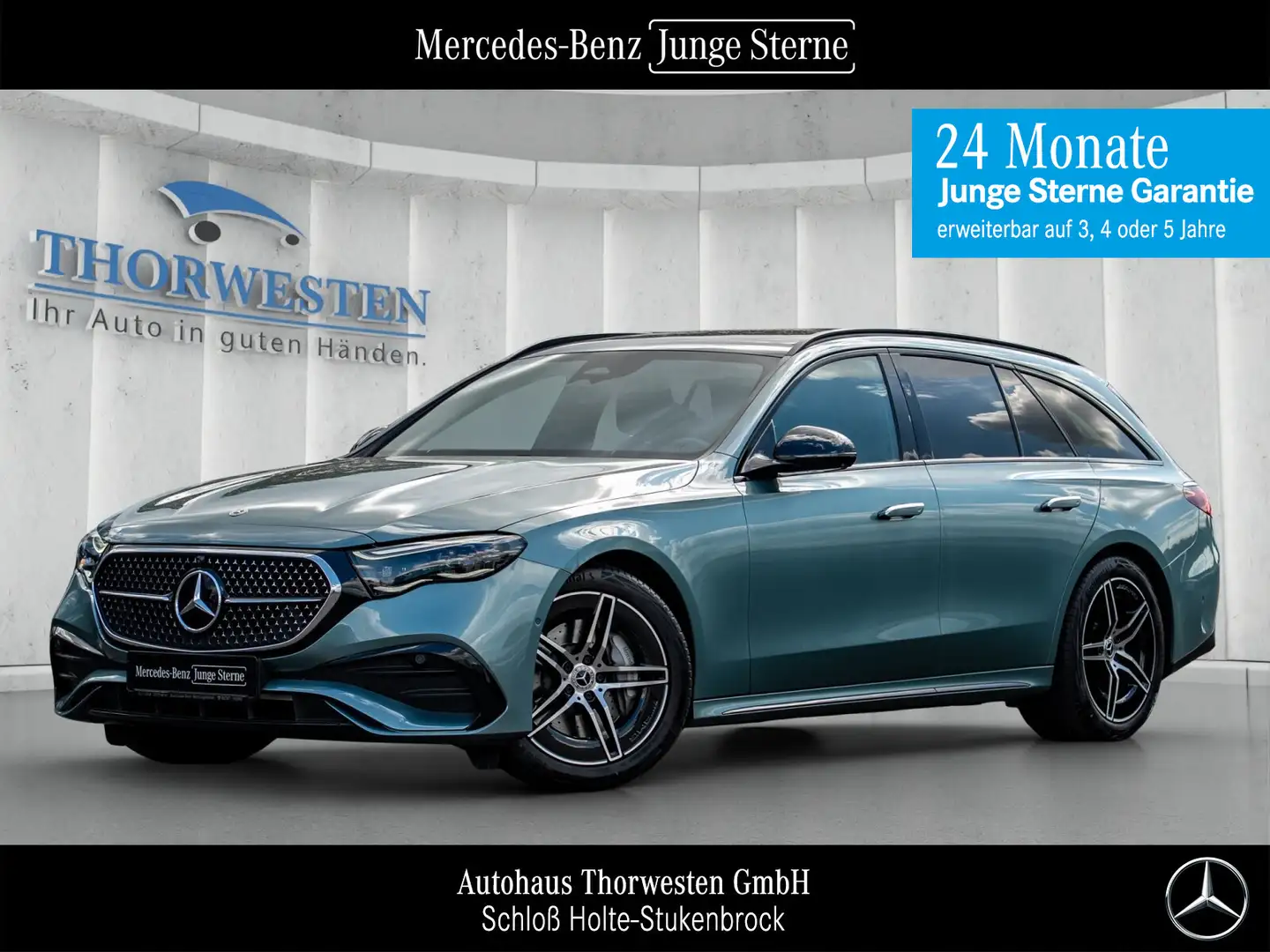 Mercedes-Benz E 200 E 200 T AMG Line Advanced+ DIGITAL LIGHT PANO Argent - 1