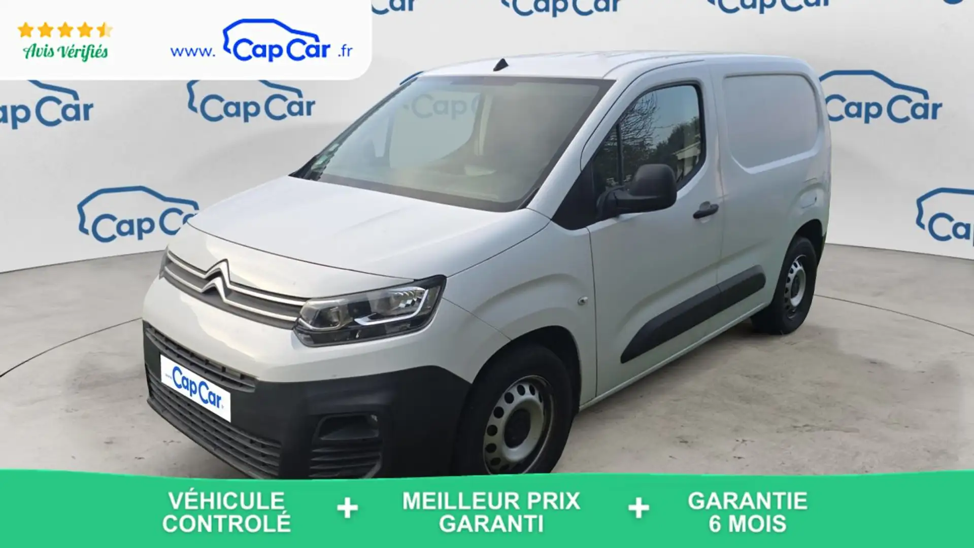 Citroen Berlingo 1.5 BlueHdi 100 Control Blanc - 1