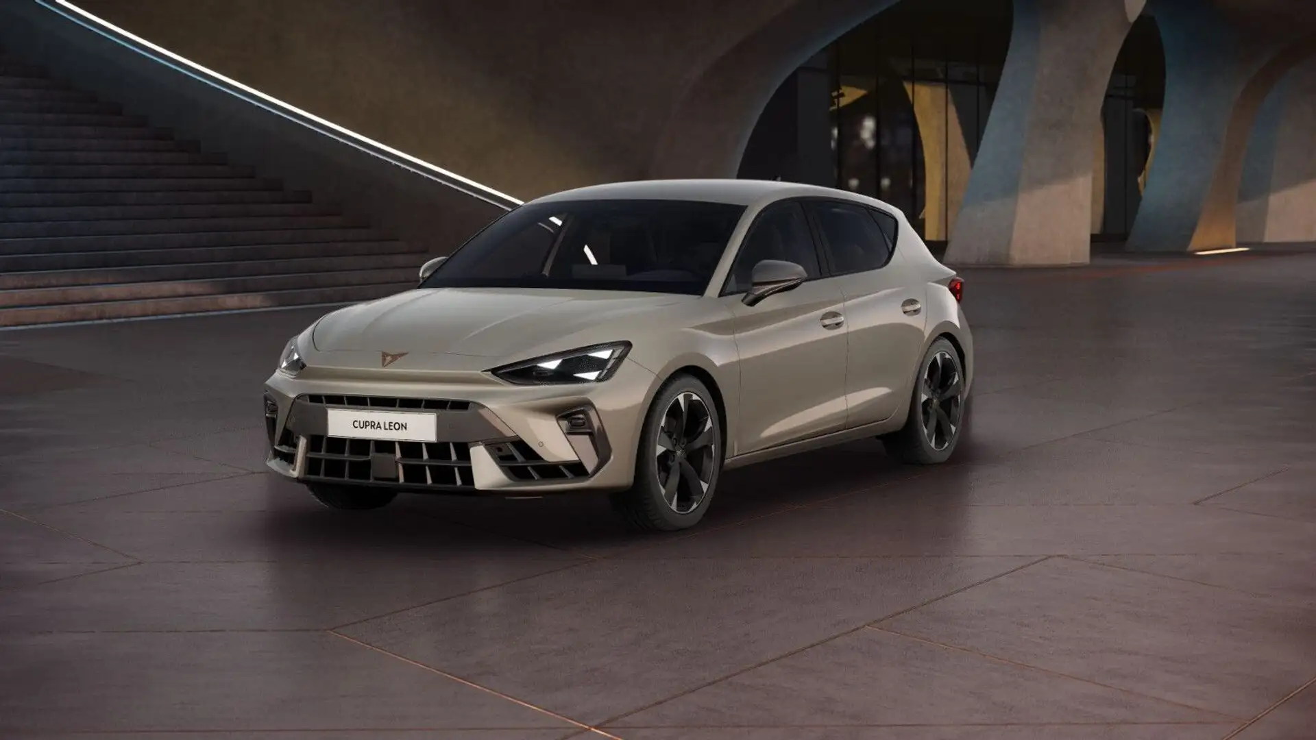 CUPRA Leon 1.5 eTSI DSG +MATRIX+PANO+SENNHEISER+KAMERA Gris - 1