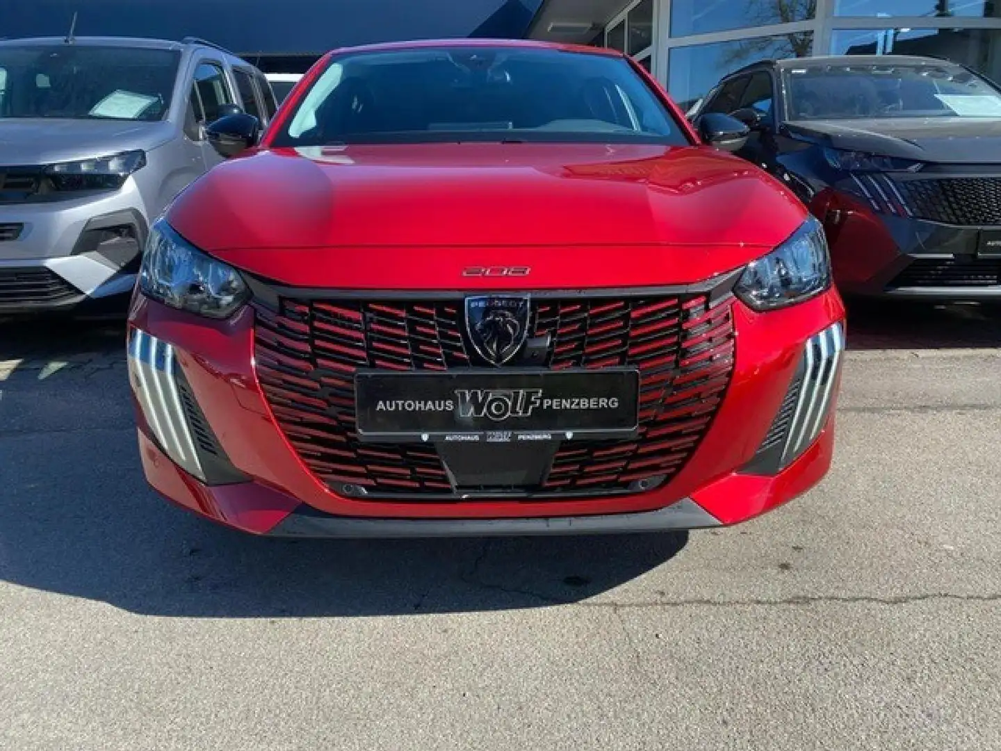 Peugeot 208 Allure Hybrid 100 Rot - 2