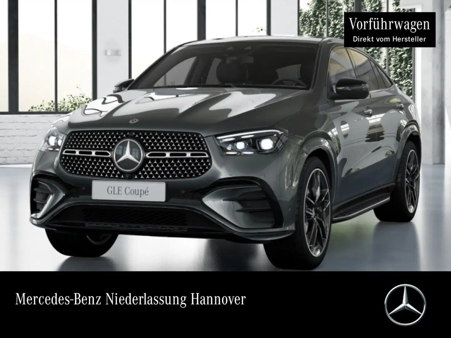 Mercedes-Benz GLE 450 d Coupé 4M AMG+NIGHT+PANO+360+AHK+STHZG Grau - 1