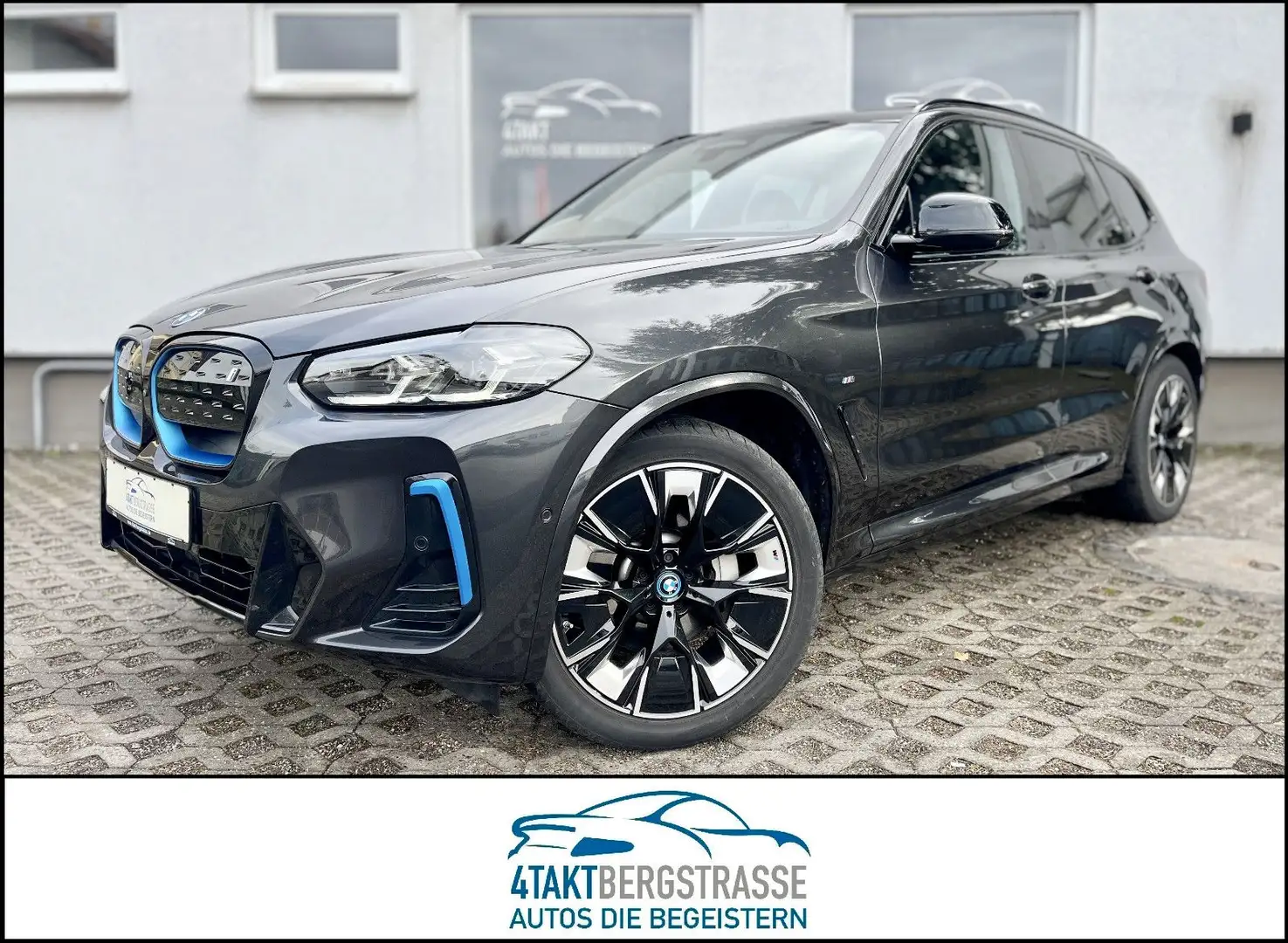 BMW iX3 Impressive M-Paket Leder HUD h/k PANO AHK ACC Gris - 1