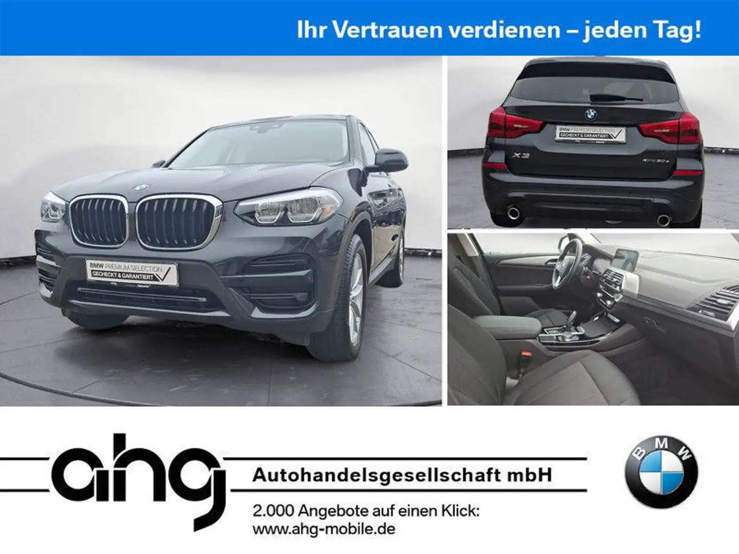 BMW X3 xDrive30e ADVANTAGE AT Live Cockpit Pro AHK H Grau - 1
