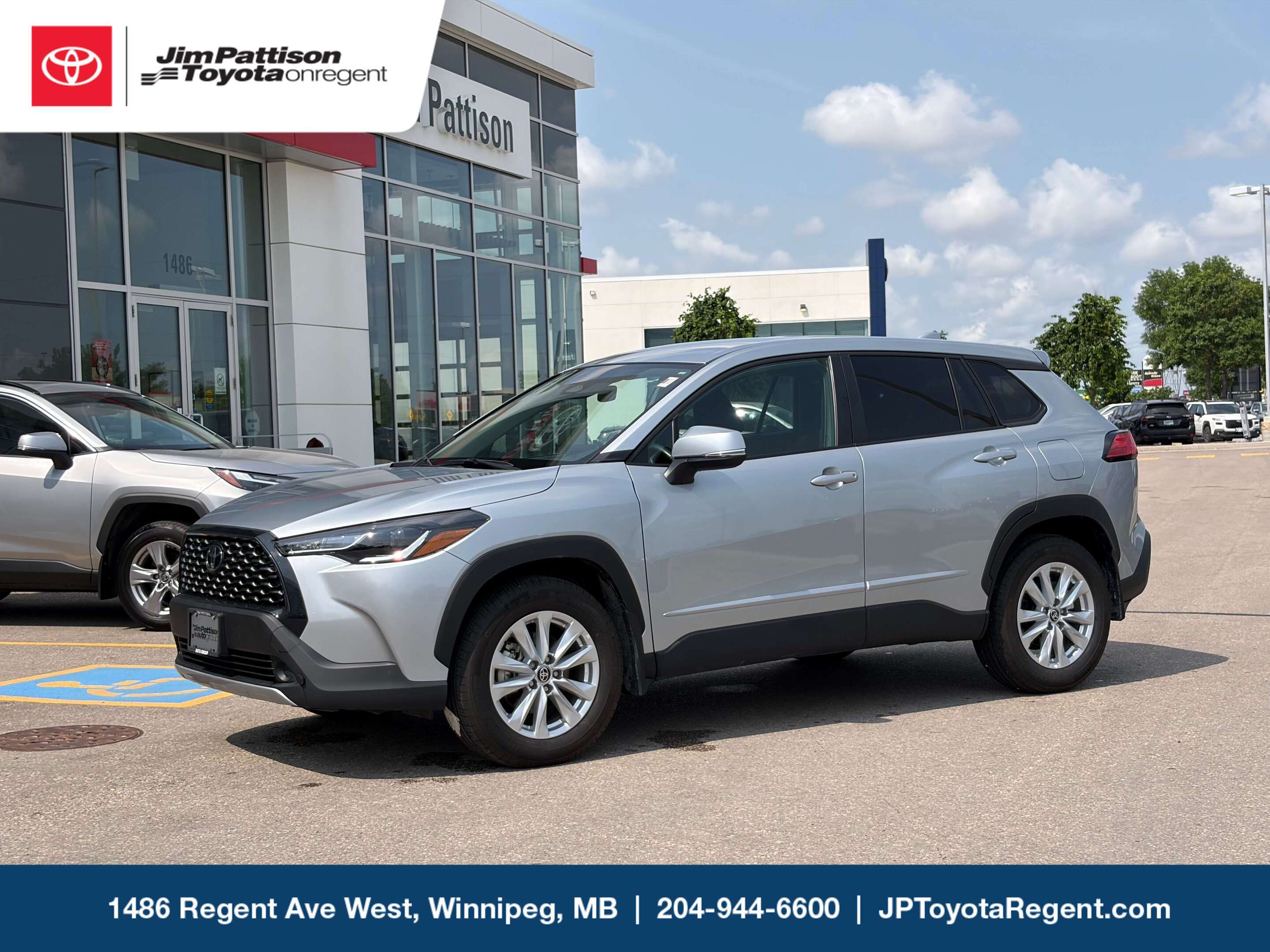 Silver 2024 Toyota Corolla Cross SUV / Crossover Front-Wheel Drive Automatic