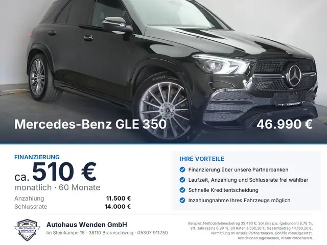 Mercedes-Benz GLE 350 de 4Matic 9G Tronic AMG Distronic/Kamera