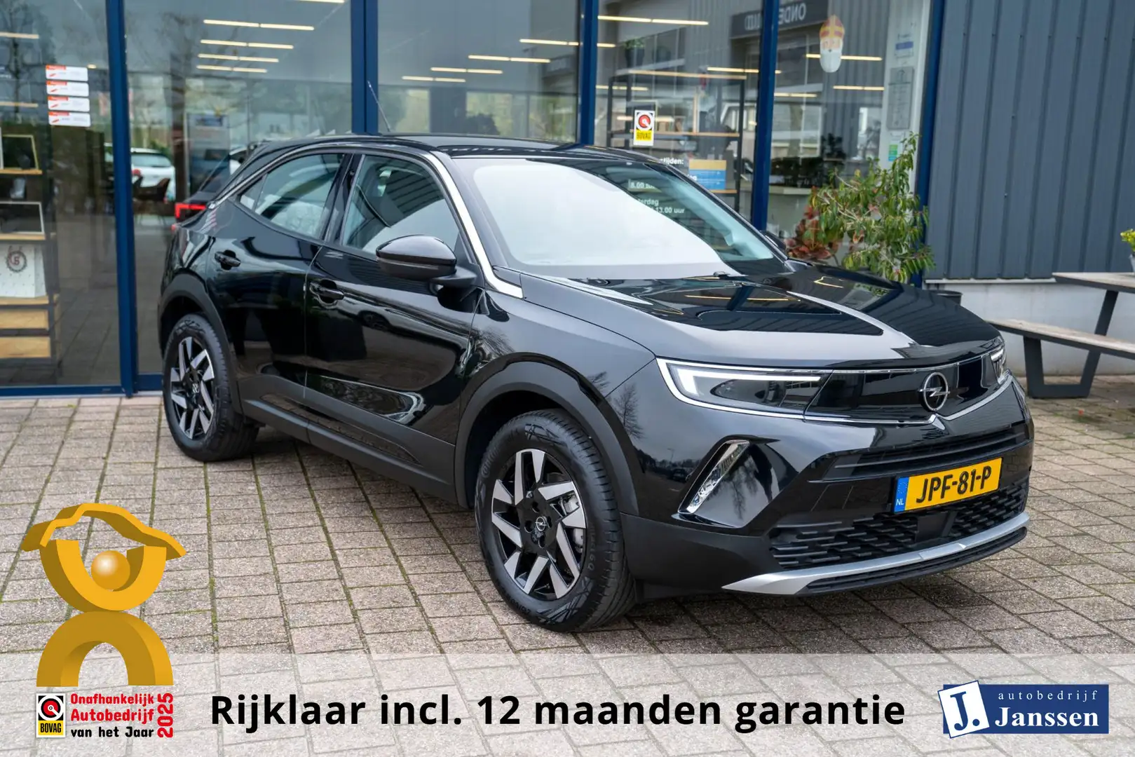 Opel Mokka-E Electric 50 kWh Elegance|Prijs rijklaar incl 12 mn Zwart - 1