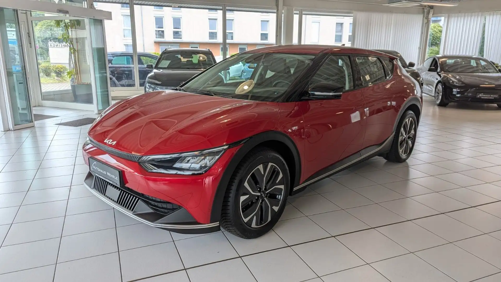 Kia EV6 2WD *77 kWh*SHZ*LHZ*ACC*Kamera*Navi* Roşu - 1
