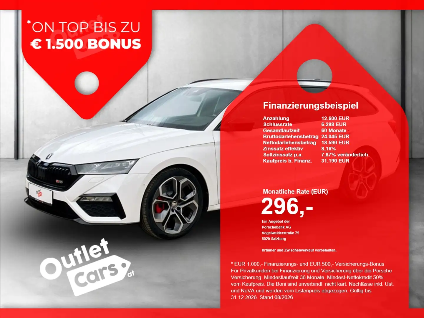 Skoda Octavia Combi 2.0 TSI RS DSG MATRIX+MASSAGE+LEDER Weiß - 1