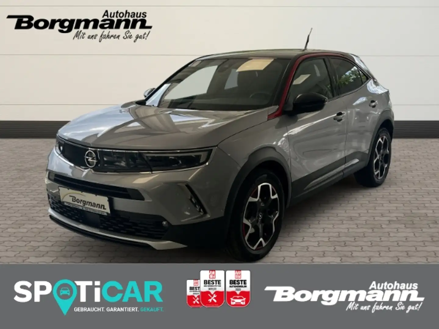 Opel Mokka Line 1.2 Turbo EU6d GS LINE 1.2(96KW)AT8 S Digital Grau - 1