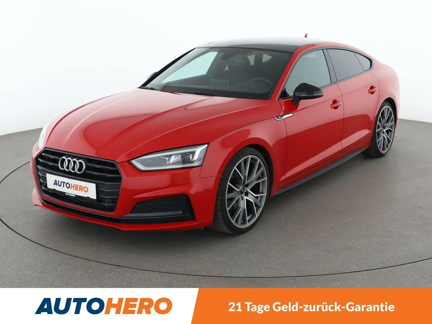 Audi A5 40 TFSI Sport Aut.*NAVI*CAM*SHZ*TEMPO*ALU* Rot - 1
