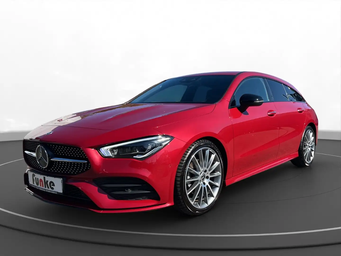 Mercedes-Benz CLA 200 Shooting Brake AMG Line*AHK**Multi-Beam**NAVI* Rood - 1