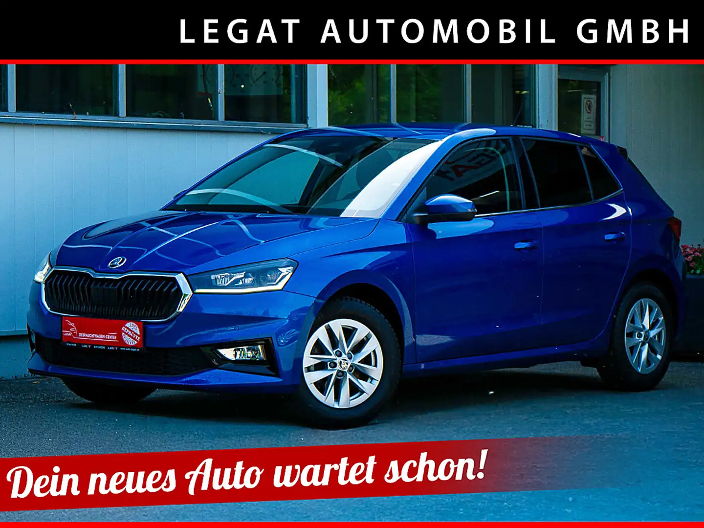 Skoda Fabia Style 1,0 TSI DSG *NAVI*LED*SITZHEIZUNG* Blau - 1