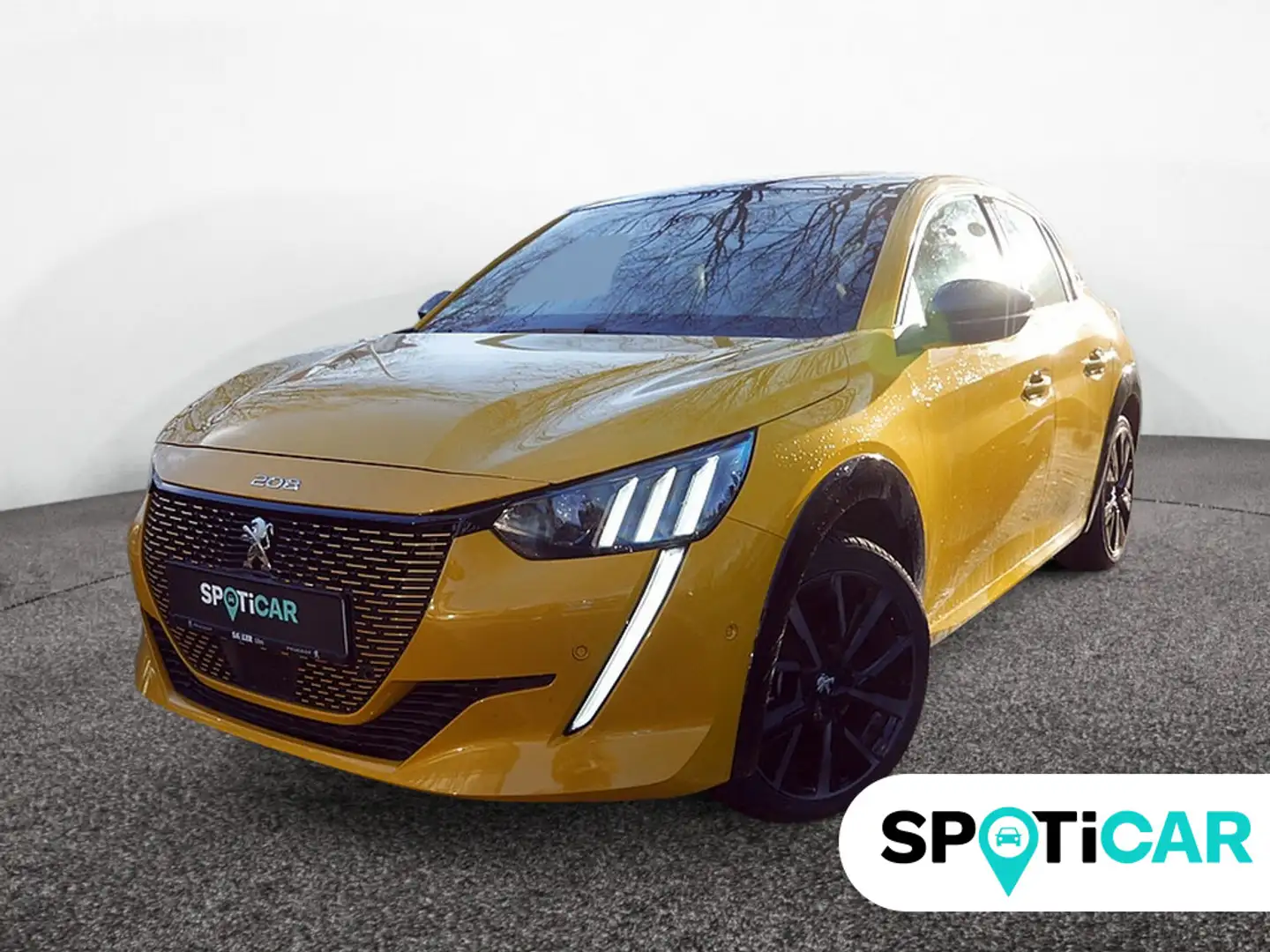 Peugeot e-208 GT+ 136 PDC KAMERA NAVI ACC LED PANO Gelb - 1