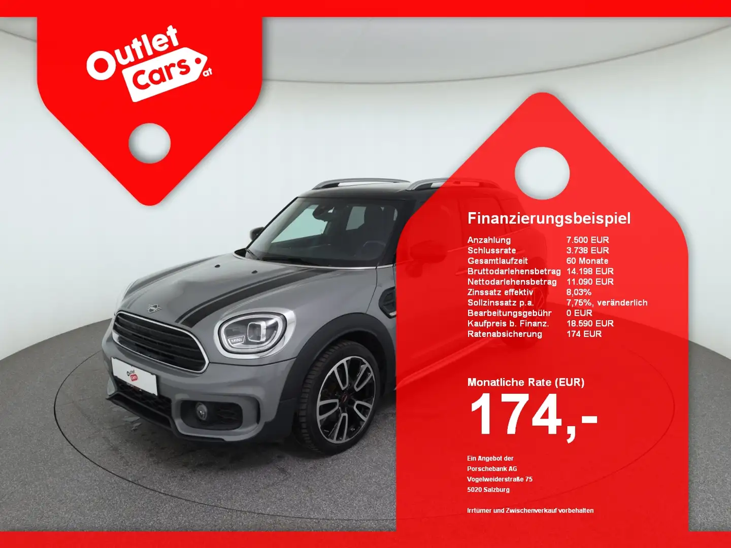 MINI Cooper Countryman D John Cooper Works-LED-RFK Grau - 1