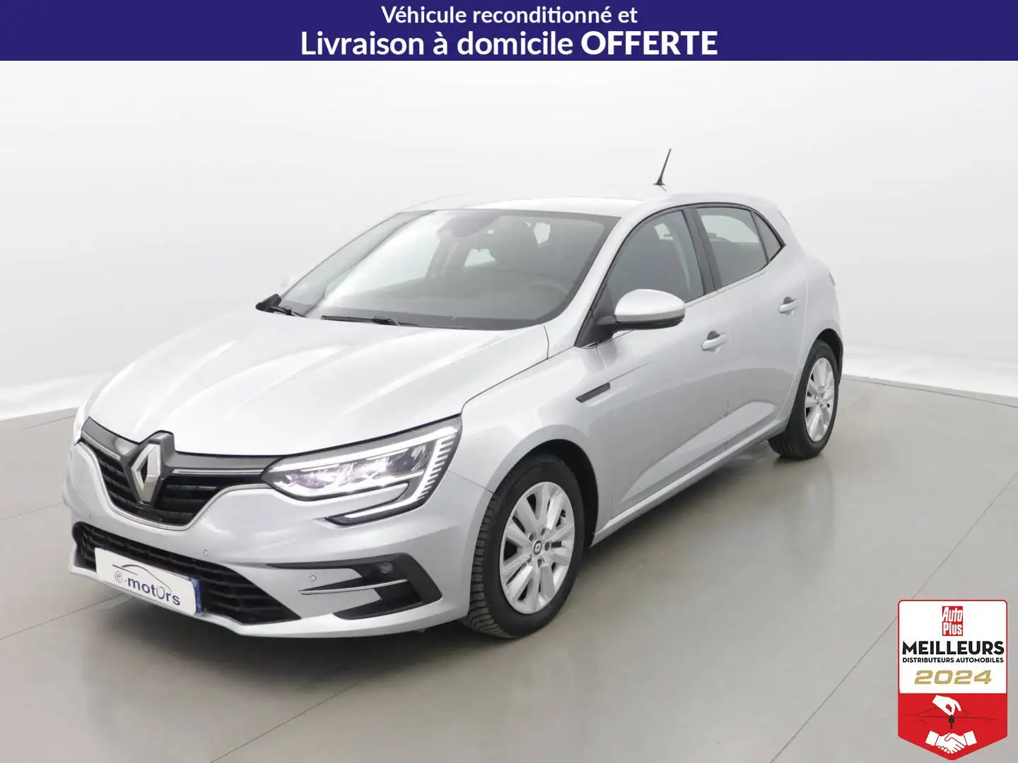 Renault Megane Mégane IV Berline Blue dCi 115 Zen +GPS +PDC AR/AV Gris - 1