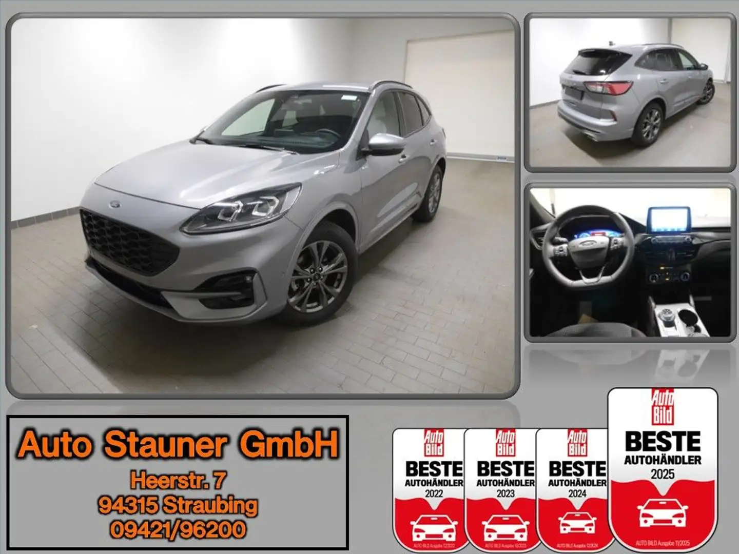 Ford Kuga 2.0 EcoBlue 4x4 Automatik ST-Line*LED*ACC* Grau - 1