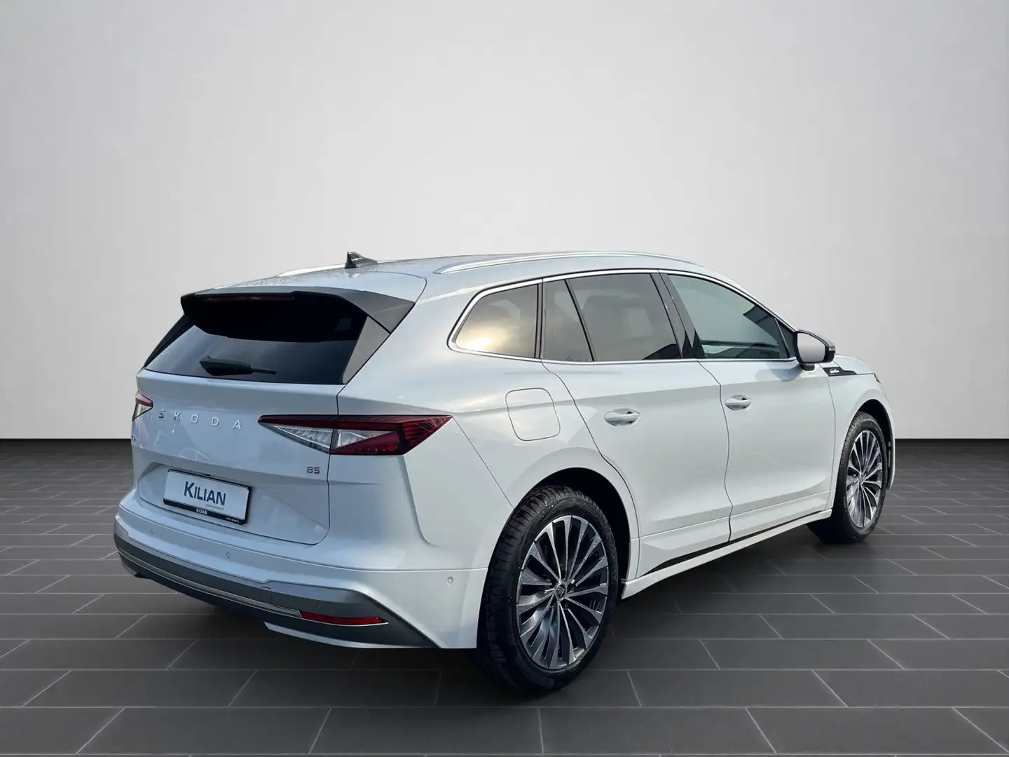 Skoda Enyaq 85 L&K PANO LEDER 360°KAMERA AHK ACC DCC M Weiß - 2