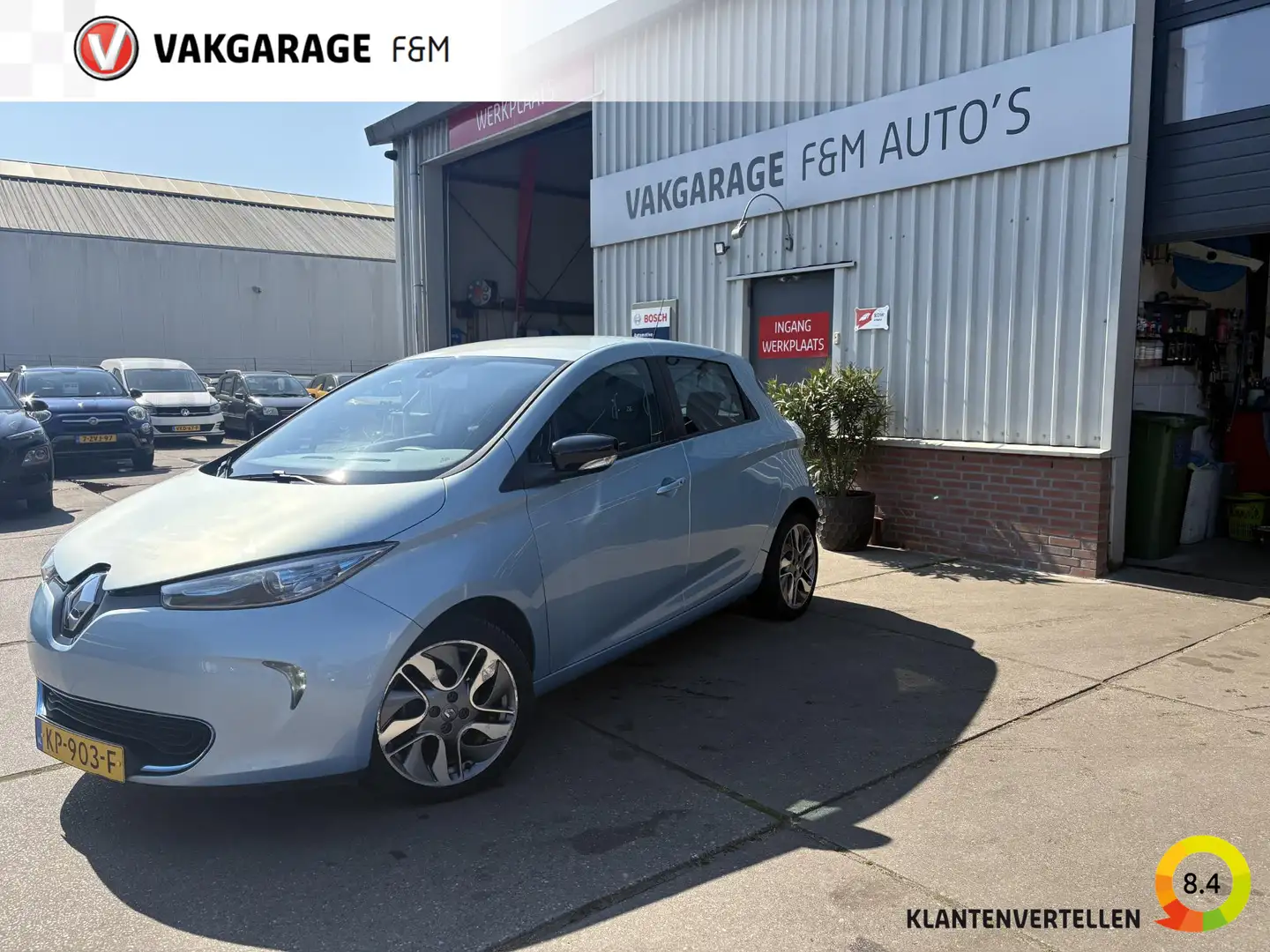 Renault ZOE Q210 Zen Quickcharge 22 kWh (ex Accu) Bleu - 1