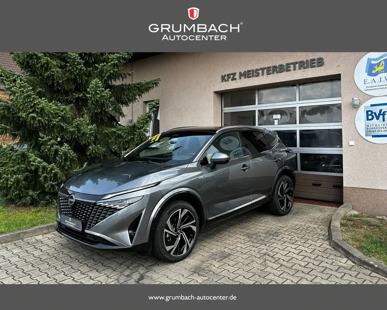 Nissan Qashqai TEKNA+ 1.3 DIG-T MHEV 116kw Xtronic 20Zoll Sitz... Gris - 1