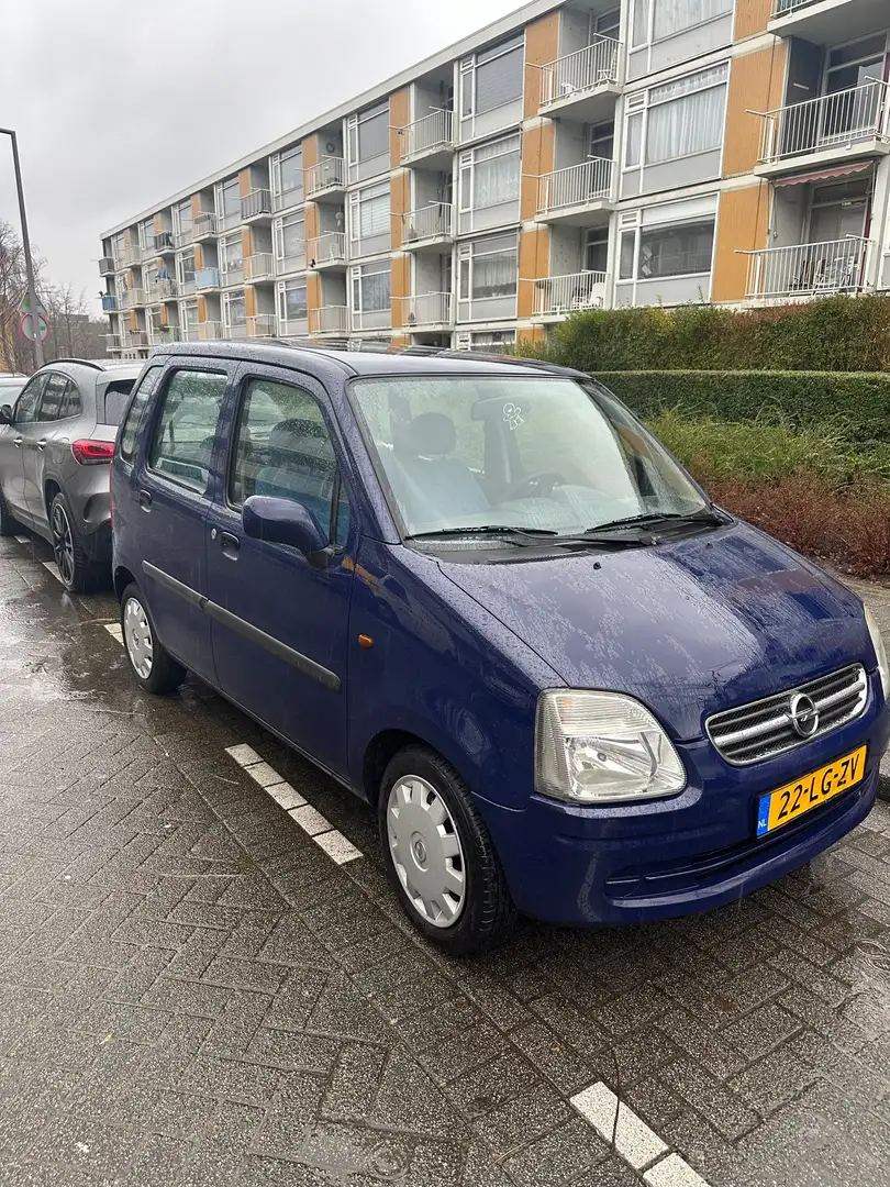 Opel Agila 1.2-16V Comfort Blauw - 1
