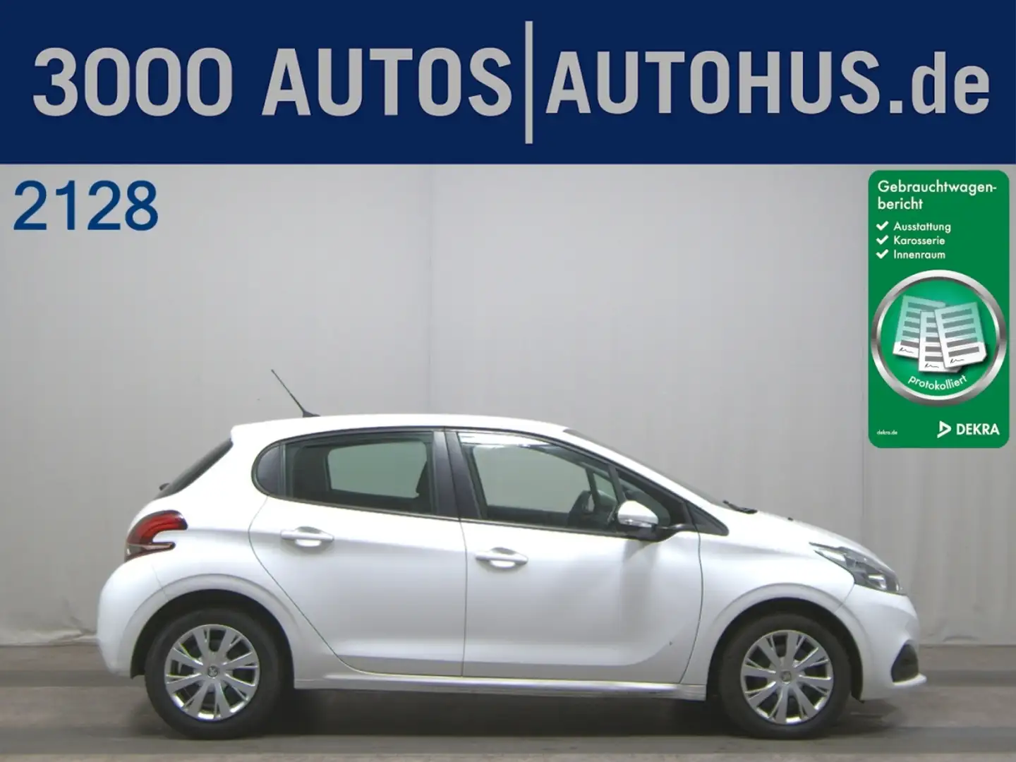 Peugeot 208 1.5 BlueHDI Active Navi SHZ PDC Bluetooth Weiß - 1