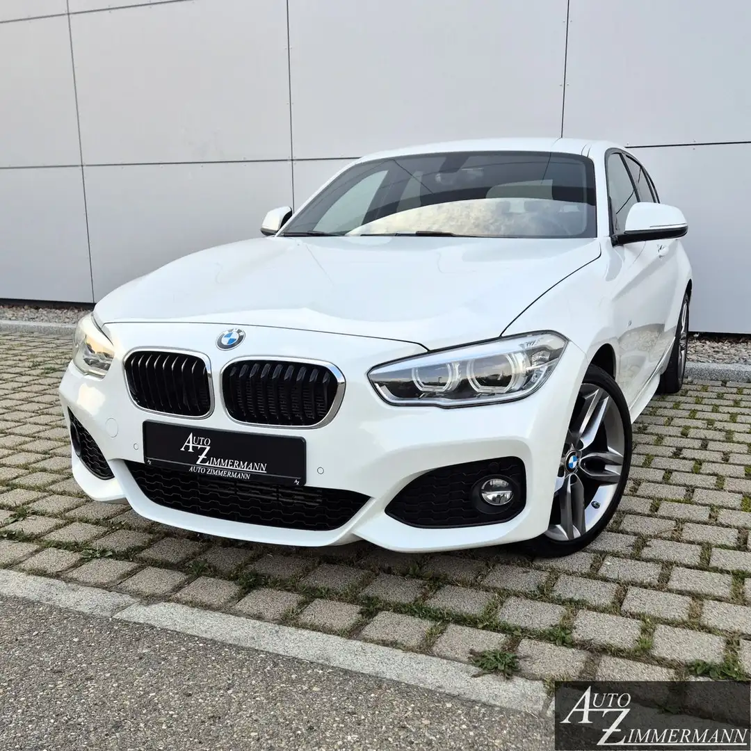 BMW 118 d xDrive M Sport 5-trg. Navi*Leder*Led*18Zoll Weiß - 1