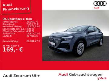 Q4 Sportback 35 e-tron LED DAB PARKASSISTENT SHZ