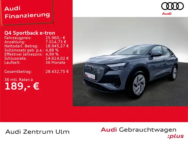 Audi Q4 e-tron Q4 Sportback 35 e-tron LED DAB PARKASSISTENT SHZ