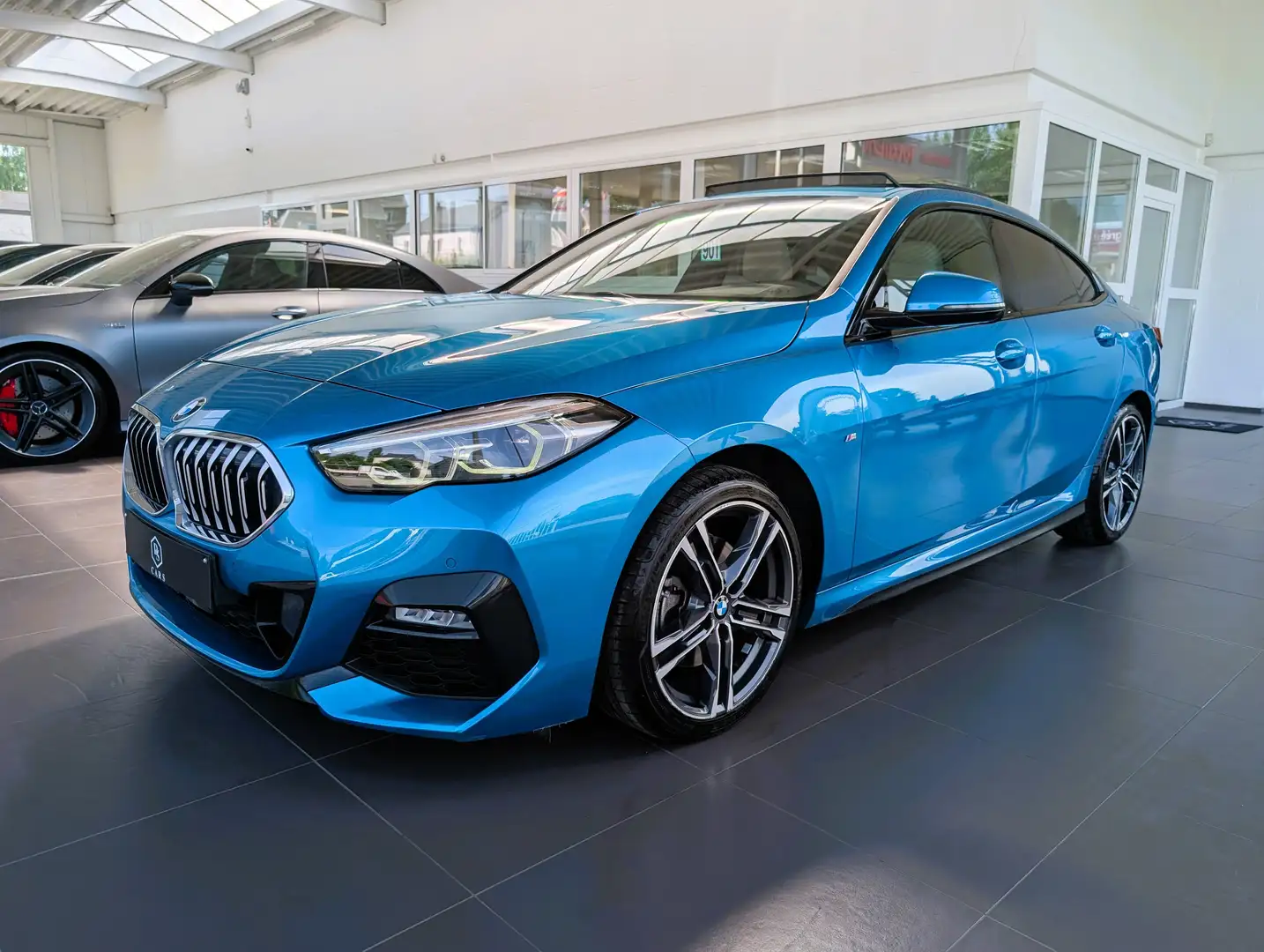 BMW 218 i GC ** GARANTIE + PACK M + TOIT PANO + GPS PRO** Blauw - 1