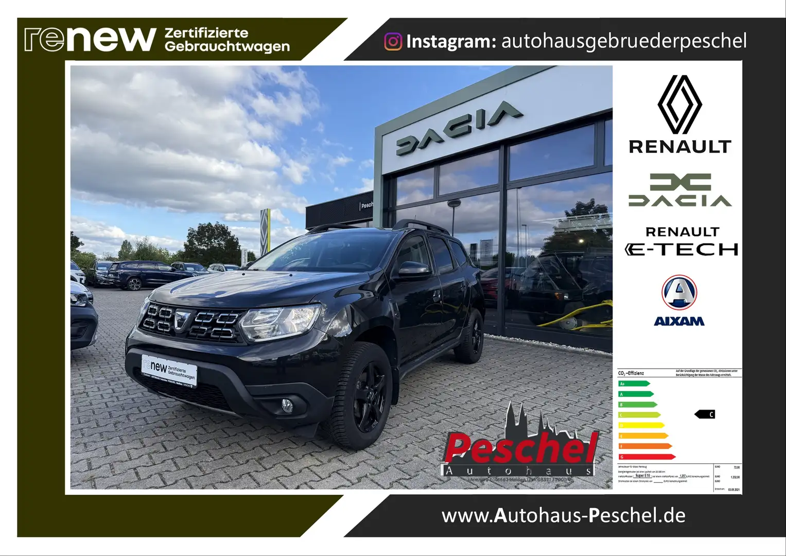 Dacia Duster Urban TCe130 Kamera Navi Anhängekupplung Negro - 1