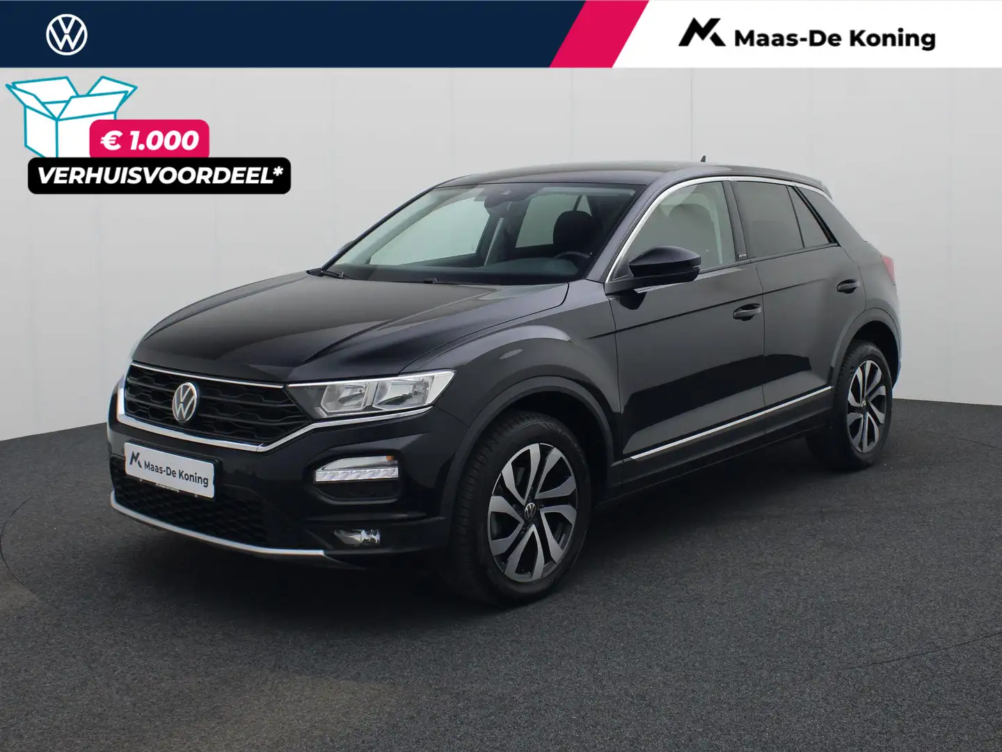 Volkswagen T-Roc 1.5TSI/150PK Active DSG · Apple/Android Car Play · Zwart - 1