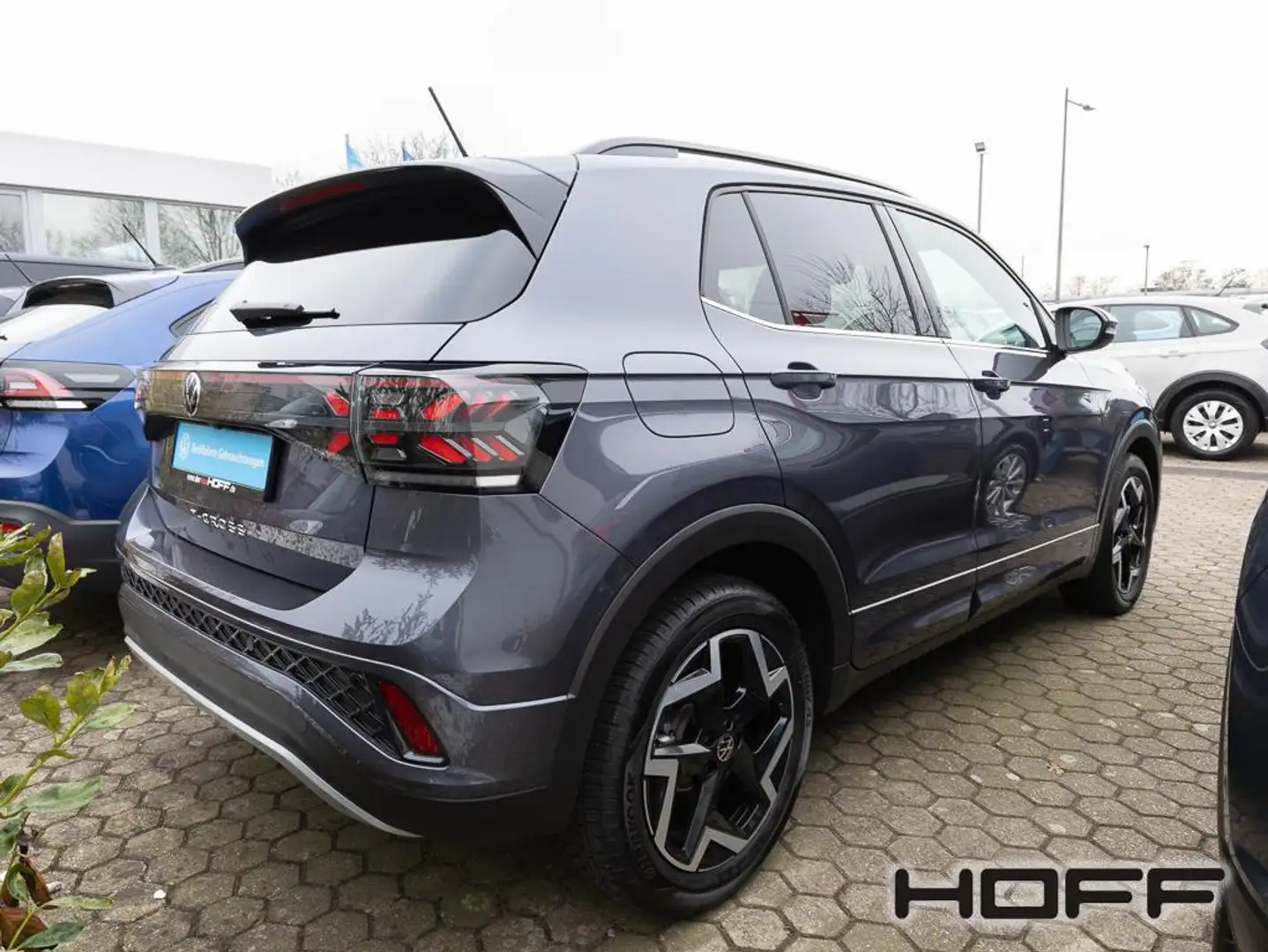Volkswagen T-Cross 1.5 TSI DSG R-Line AHK Kamera Navi App-Con. Gris - 2