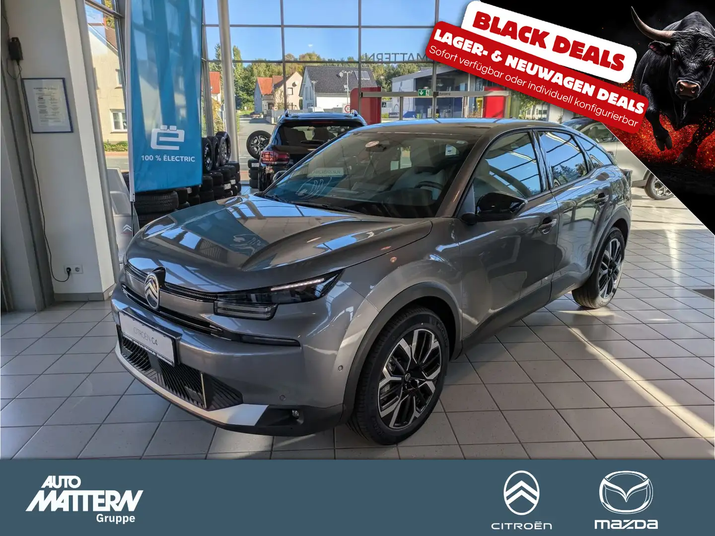 Citroen C4 1.2 6DSC Mild-Hybrid 145 Max *Tageszulassung* Gris - 1