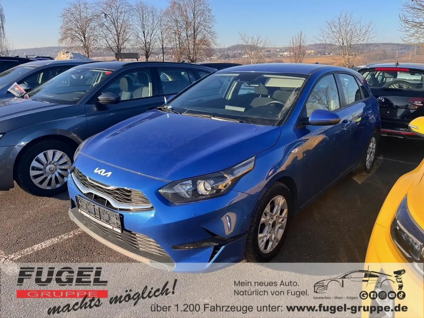 Kia Ceed / cee'd 1.5 T-GDI Klima|SHZ|Car-Play Bleu - 1