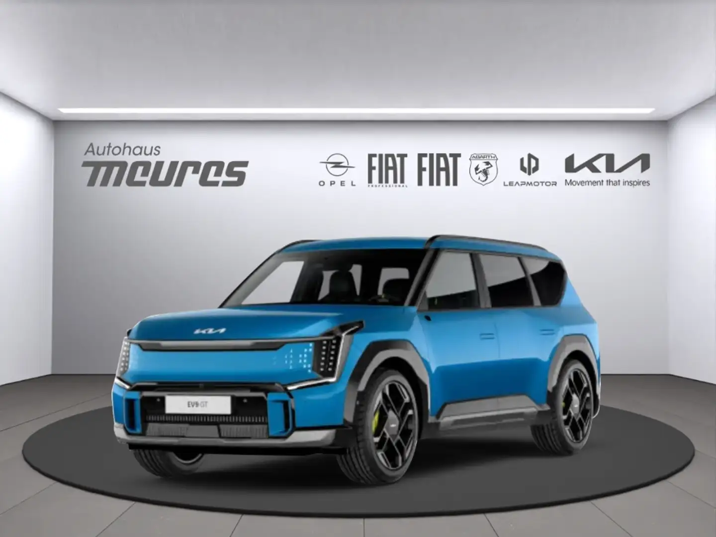 Kia EV9 GT 508 PS AWD 7-Sitzer El. Panodach Massagesitze E Albastru - 1