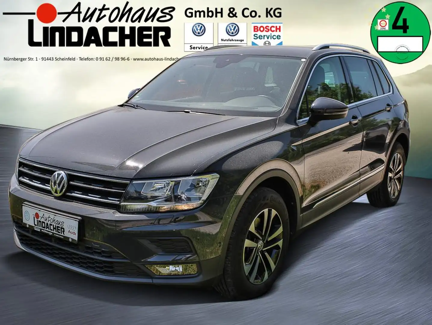 Volkswagen Tiguan 2.0 TSI IQ.DRIVE 4M Navi ACC Gris - 1