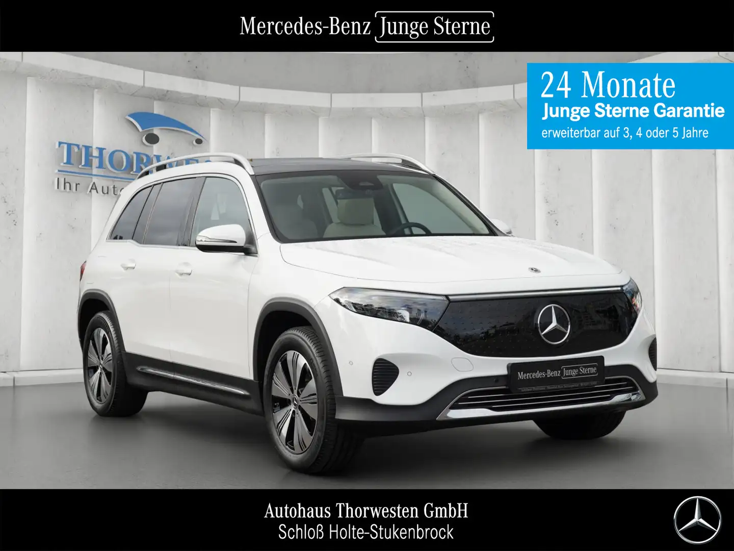 Mercedes-Benz EQB 350 EQB 350 4MATIC Progressive Advanced Panorama Blanc - 1